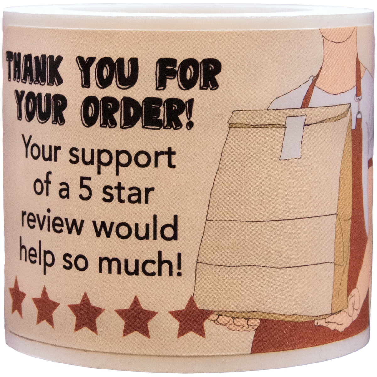 Five Star Review Labels for Food Delivery Five Star Review Labels for Food Delivery