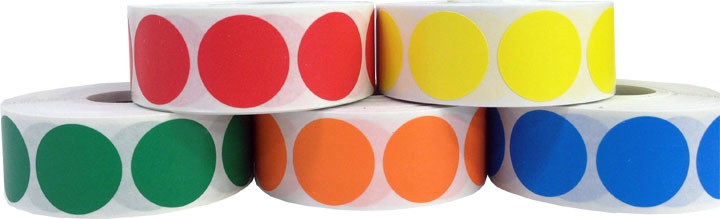 Color Code Labels Primary Bulk Pack 3/4" Color Code Labels Primary Bulk Pack 3/4"