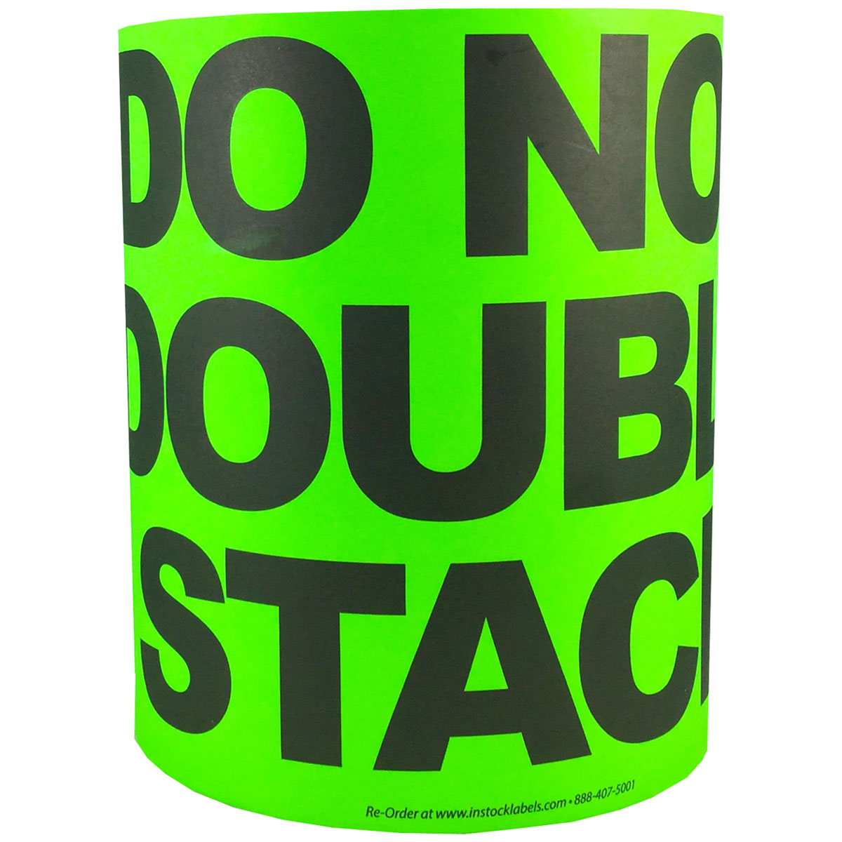 Do Not Double Stack Labels Fluorescent Green 7" x 11" Do Not Double Stack Labels Fluorescent Green 7" x 11"