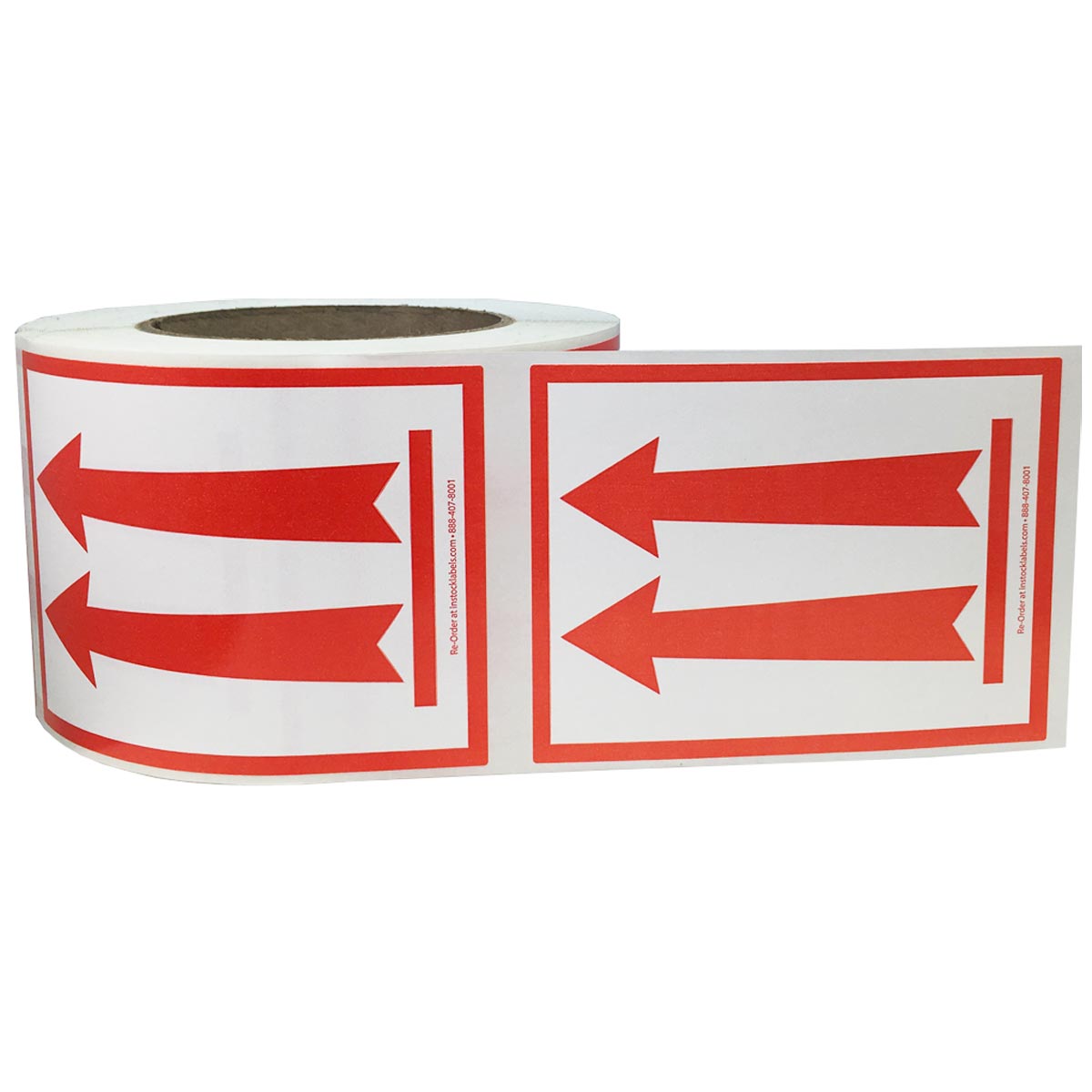 Small Red Up Arrow Labels 3 x 4 Inch Small Red Up Arrow Labels 3 x 4 Inch