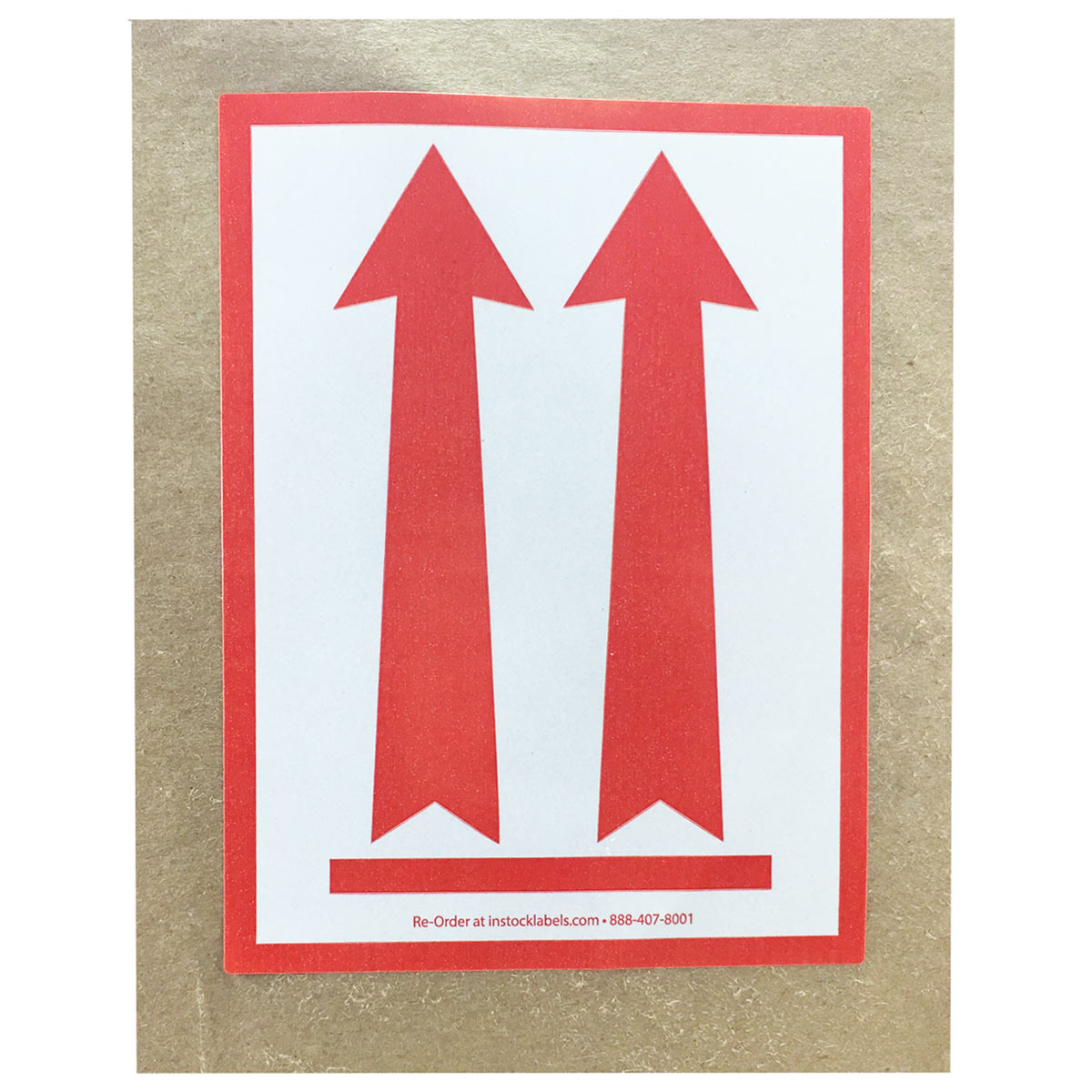 Small Red Up Arrow Labels 3 x 4 Inch Small Red Up Arrow Labels 3 x 4 Inch