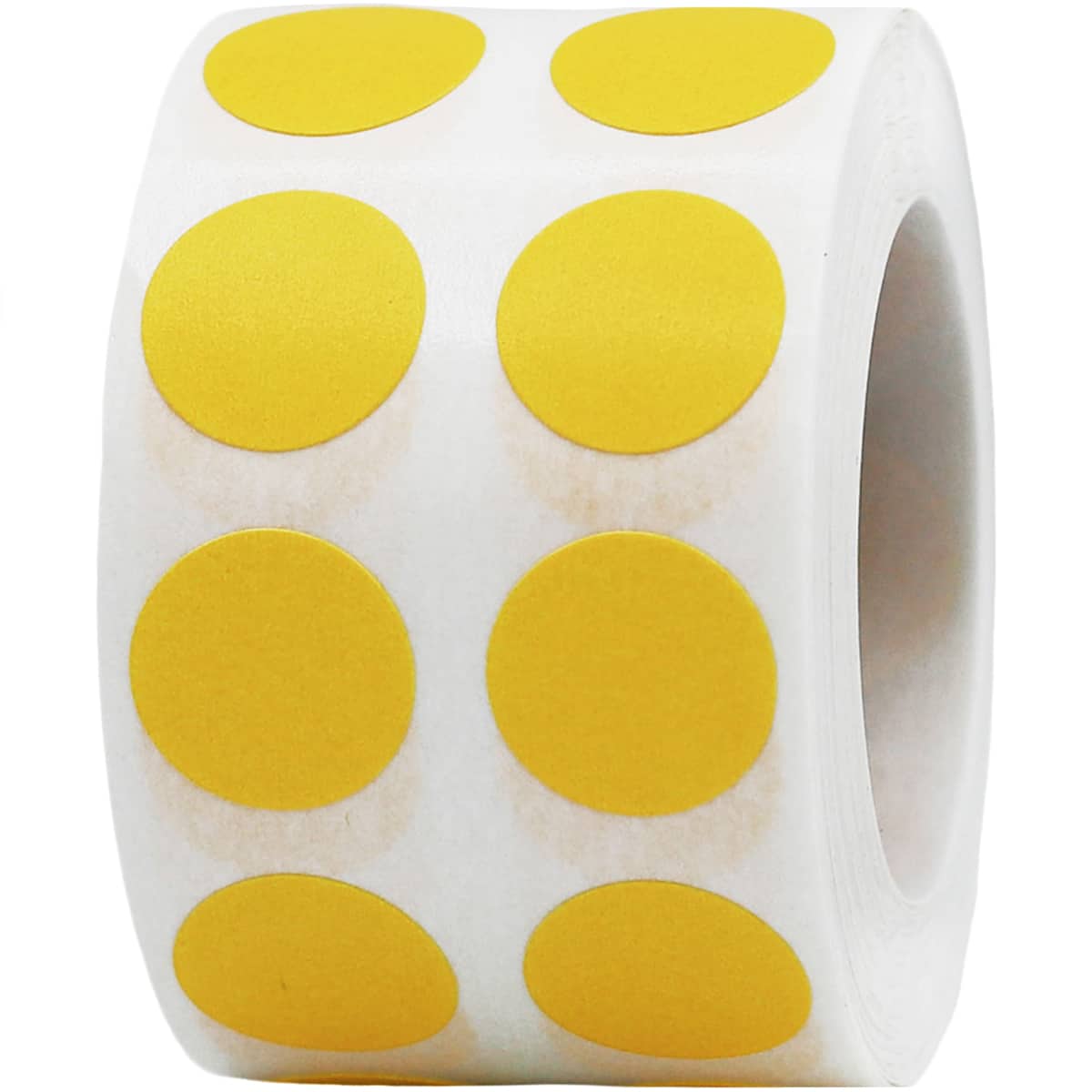 Small Yellow Dot Stickers 1/2" Round Small Yellow Dot Stickers 1/2" Round