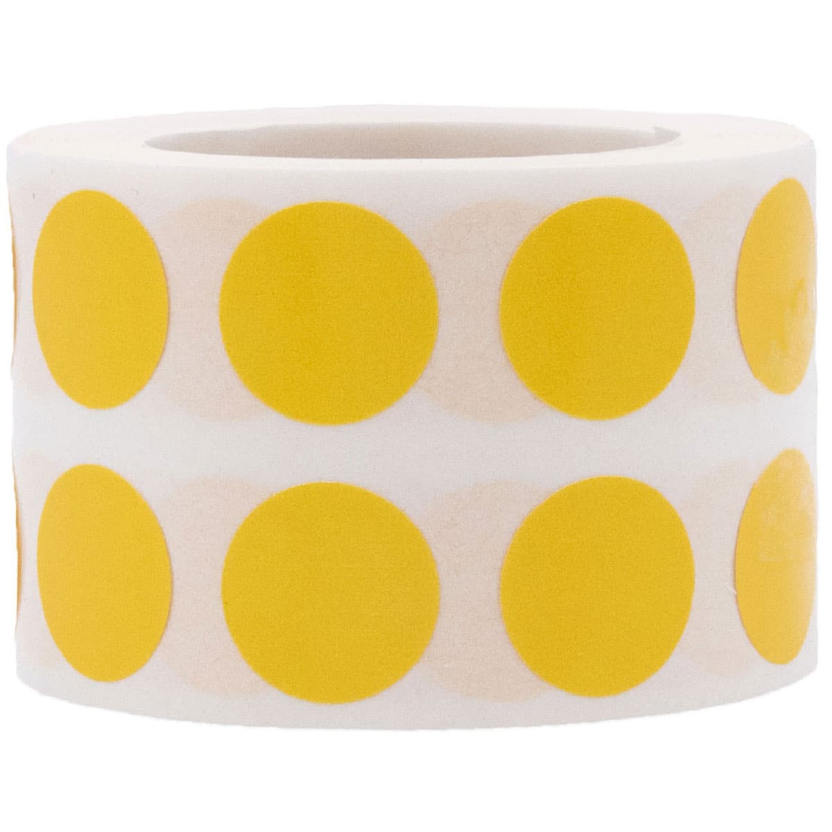 Small Yellow Dot Stickers 1/2" Round Small Yellow Dot Stickers 1/2" Round