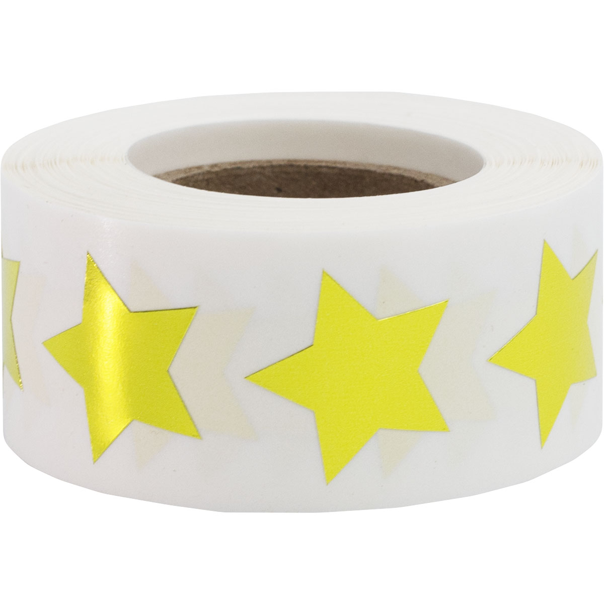Metallic Gold Smiley Face Stickers 3/4"
