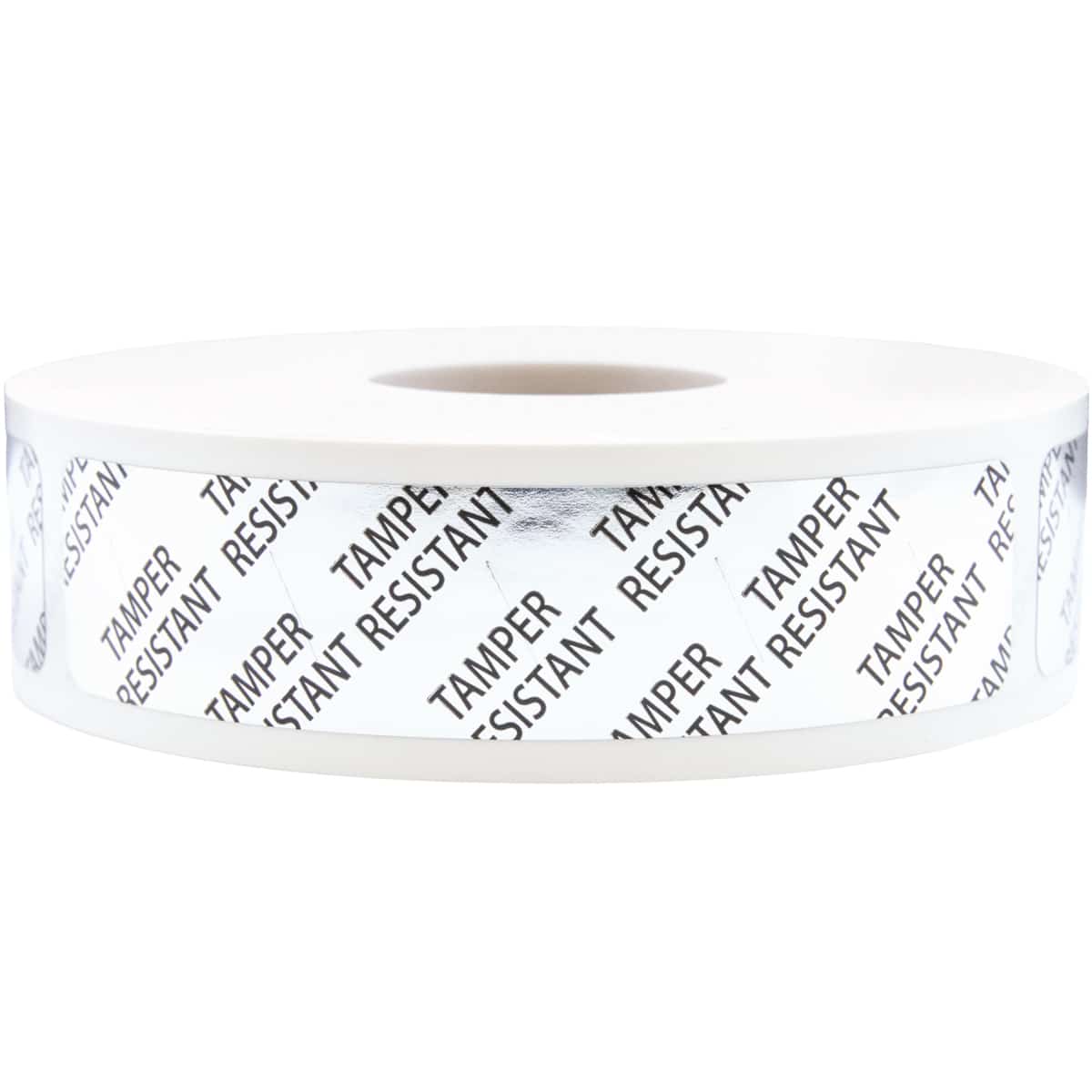 Tamper Resistant Labels | 0.75" x 3.5" - Metallic Silver Tamper Resistant Labels | 0.75" x 3.5" - Metallic Silver