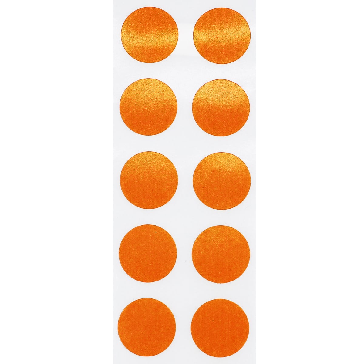 Small Orange Dot Stickers 1/2" Round Small Orange Dot Stickers 1/2" Round