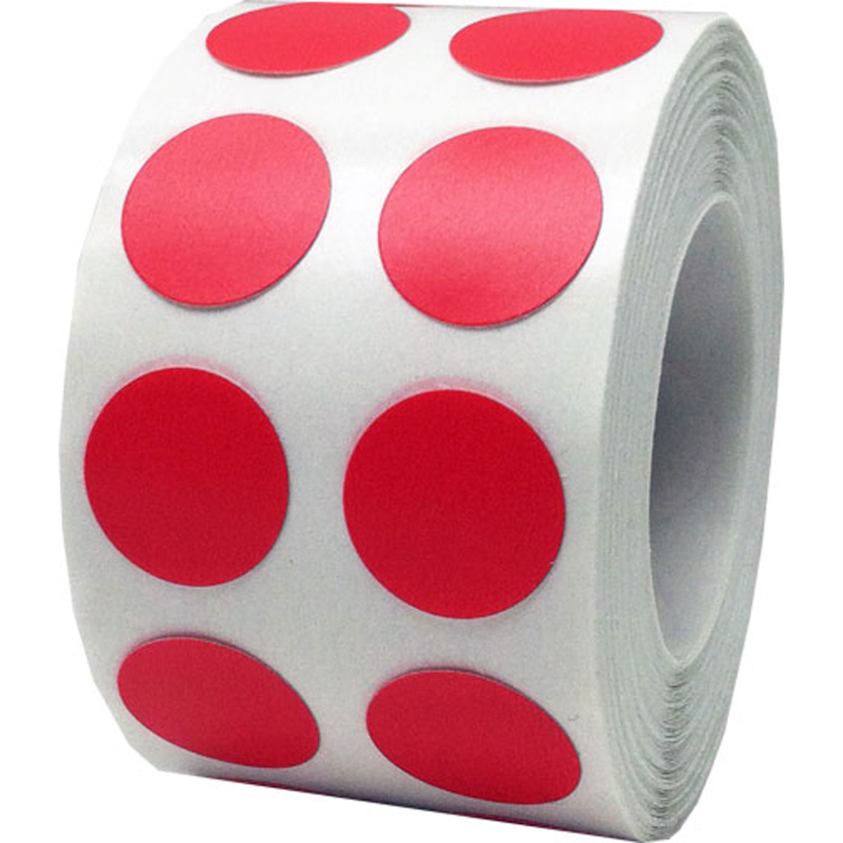 10108(1) red dot sticker on roll