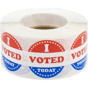1" I Voted Today Stickers Semi-Gloss 1" I Voted Today Stickers Semi-Gloss