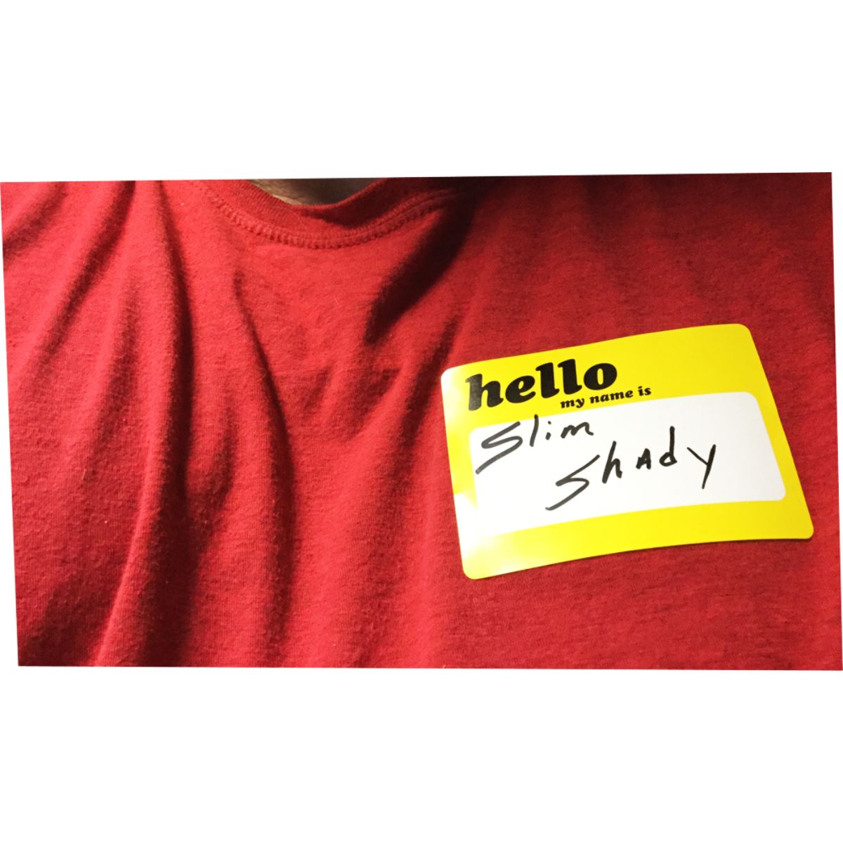 Yellow Visitor Stickers that say Hello My Name Is Yellow Visitor Stickers that say Hello My Name Is