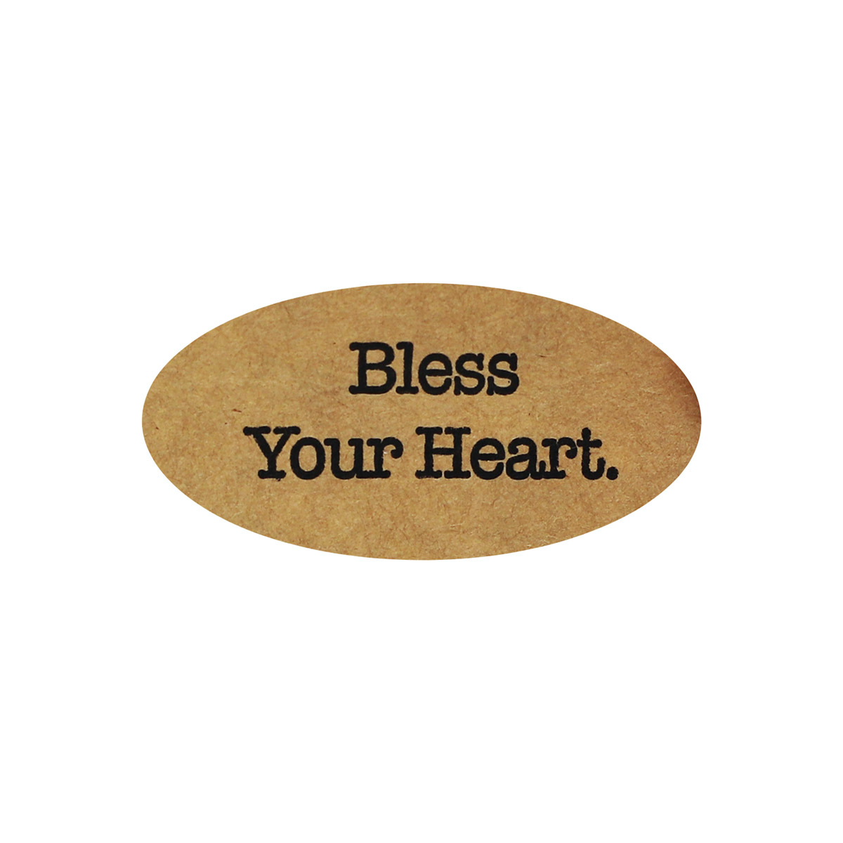 Natural Kraft Bless Your Heart Stickers Natural Kraft Bless Your Heart Stickers