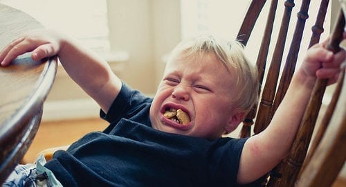 Toddler-Tantrum Cupcake and Colored Dots