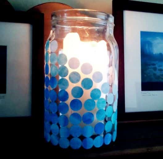 jar lantern Decorated Jar