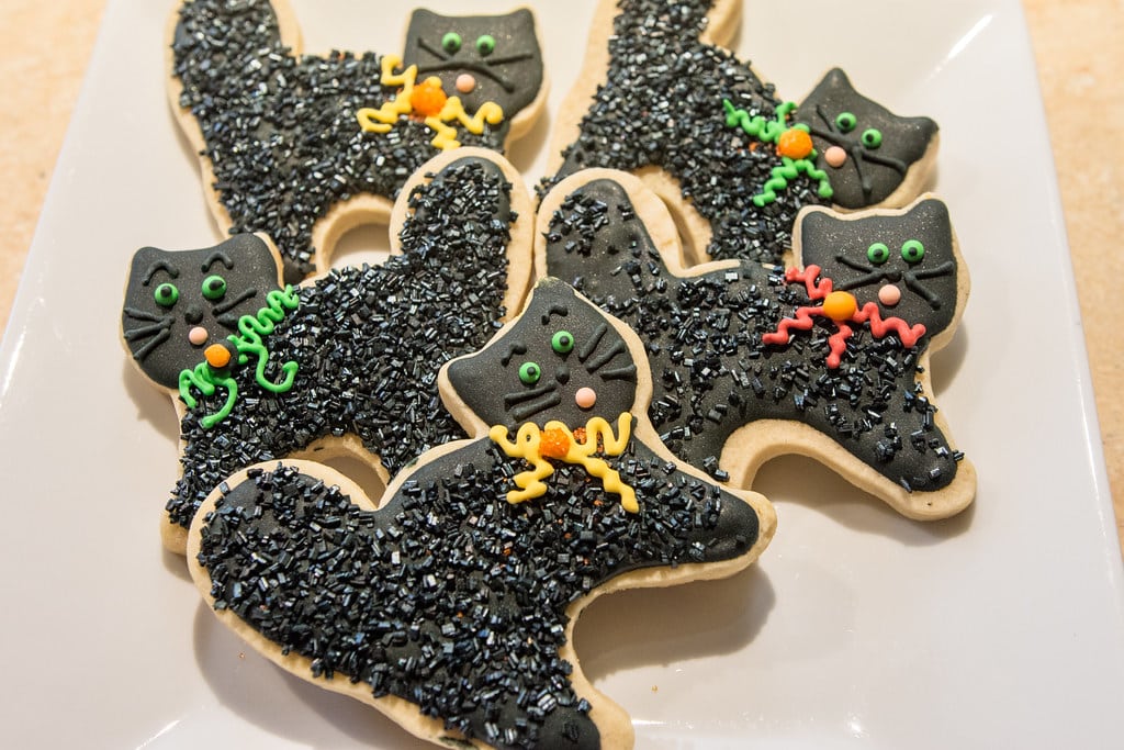 Halloween Cat Cookies